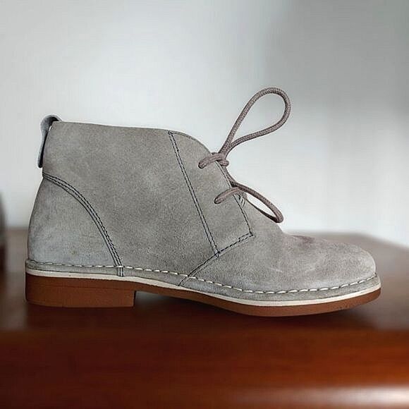 Hush Puppies Cyra Catelyn Ankle Boots silver grey 5M / EU 36 - Picture 7 of 10